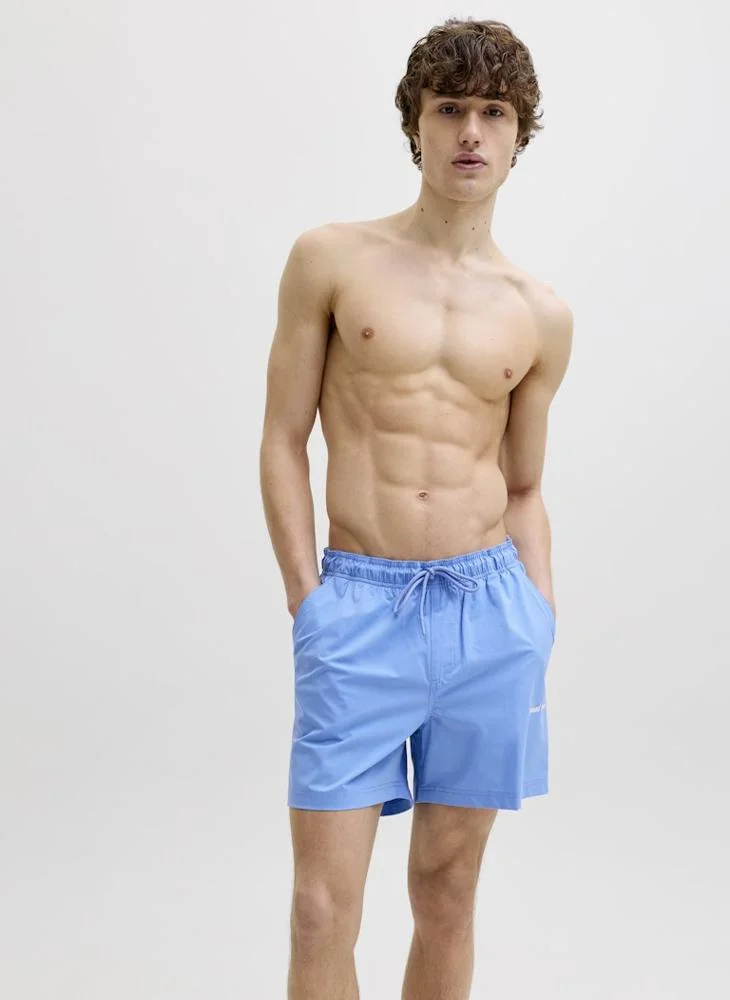 JACK & JONES  Logo Drawstring Swim Shorts for Men | Best Price UAE